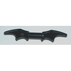 Part 98721 Black Minifig, Weapon Batman Bat-a-Rang (two wings with handgrip bar in middle)